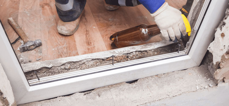 Concrete-Filled Doors Frame Repair in Saginaw, ON