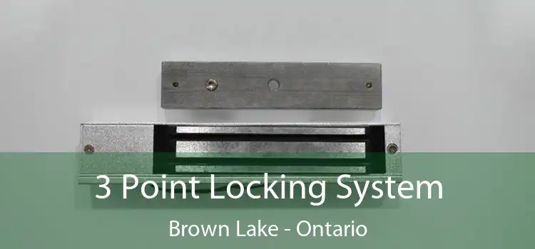 3 Point Locking System Brown Lake - Ontario