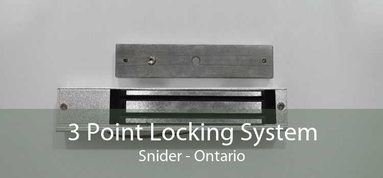3 Point Locking System Snider - Ontario