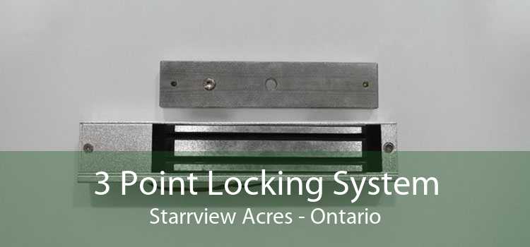 3 Point Locking System Starrview Acres - Ontario
