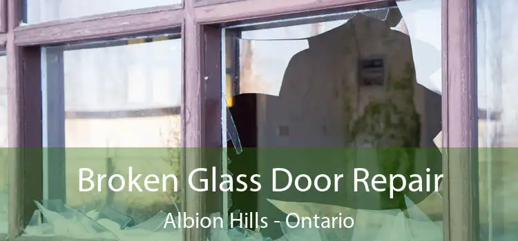 Broken Glass Door Repair Albion Hills - Ontario