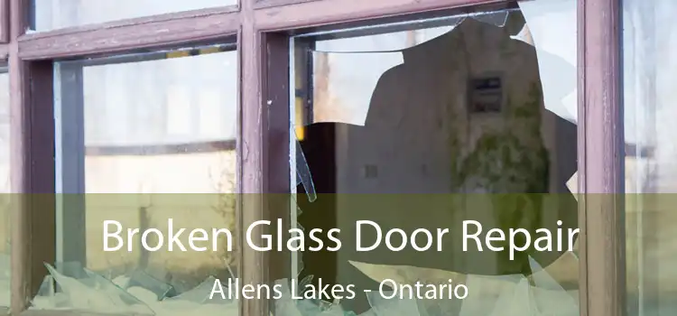 Broken Glass Door Repair Allens Lakes - Ontario