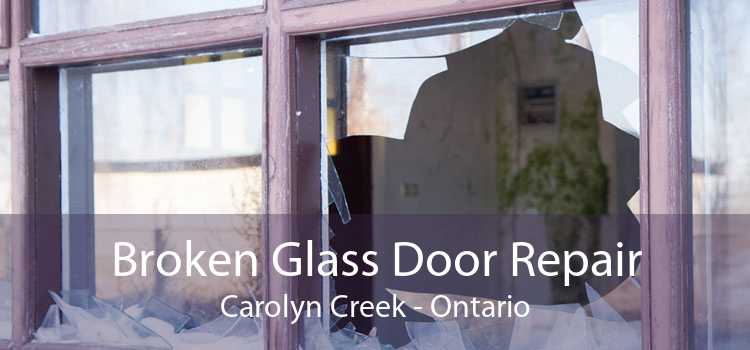 Broken Glass Door Repair Carolyn Creek - Ontario