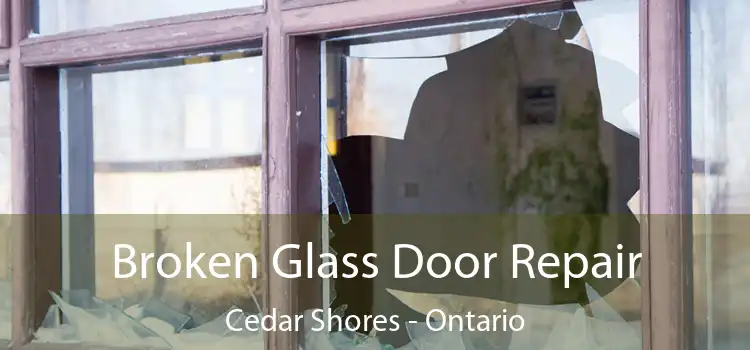 Broken Glass Door Repair Cedar Shores - Ontario