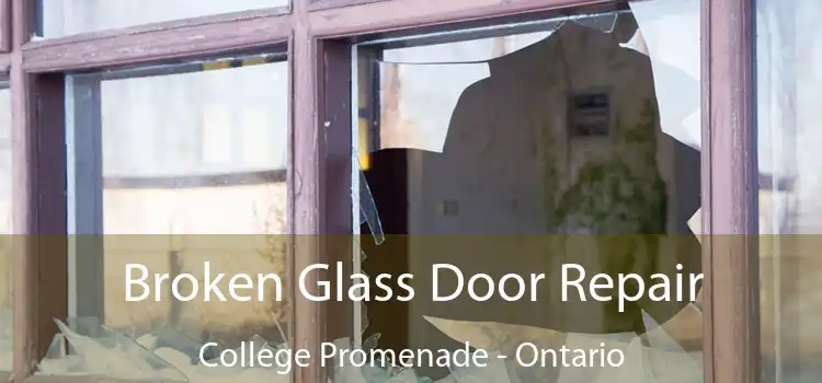 Broken Glass Door Repair College Promenade - Ontario