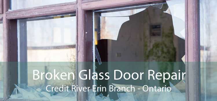 Broken Glass Door Repair Credit River Erin Branch - Ontario