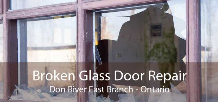 Broken Glass Door Repair Don River East Branch - Ontario