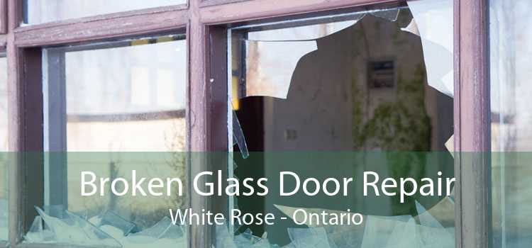 Broken Glass Door Repair White Rose - Ontario