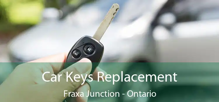 Car Keys Replacement Fraxa Junction - Ontario
