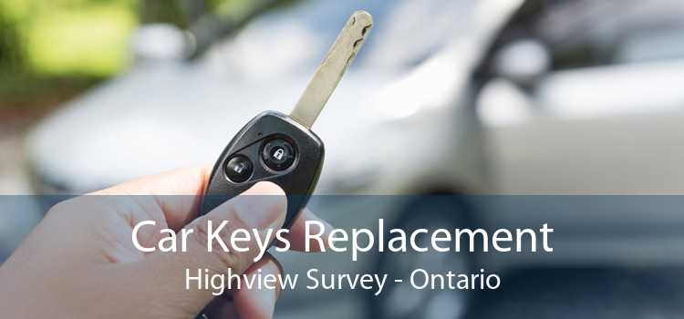 Car Keys Replacement Highview Survey - Ontario