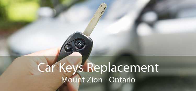 Car Keys Replacement Mount Zion - Ontario