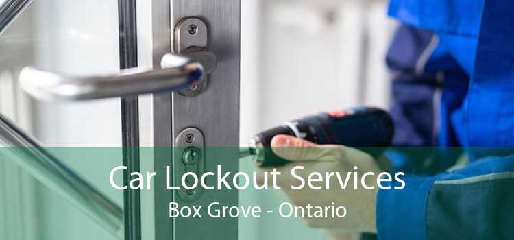 Car Lockout Services Box Grove - Ontario