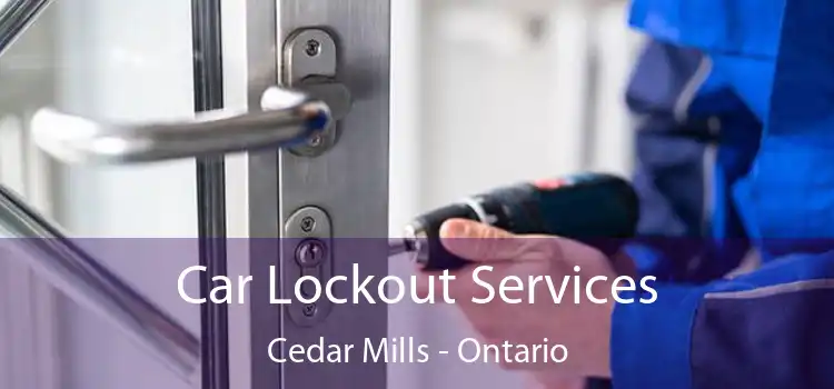 Car Lockout Services Cedar Mills - Ontario