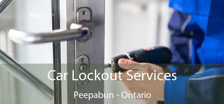 Car Lockout Services Peepabun - Ontario