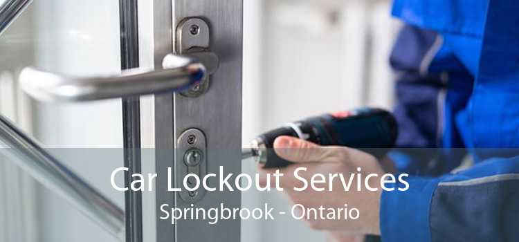 Car Lockout Services Springbrook - Ontario