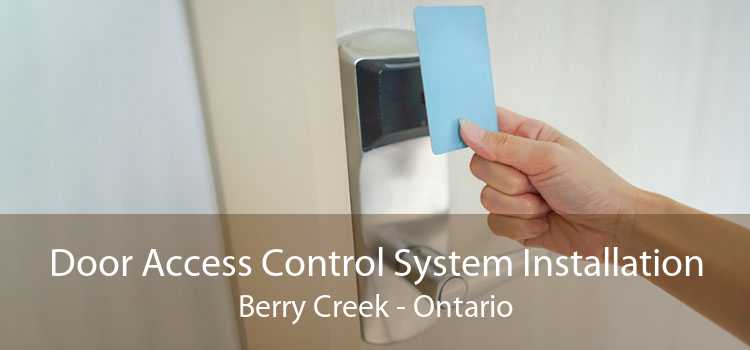 Door Access Control System Installation Berry Creek - Ontario