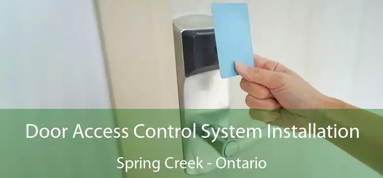 Door Access Control System Installation Spring Creek - Ontario