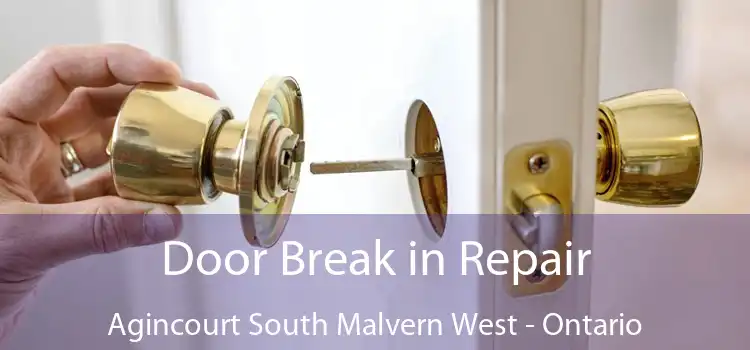 Door Break in Repair Agincourt South Malvern West - Ontario