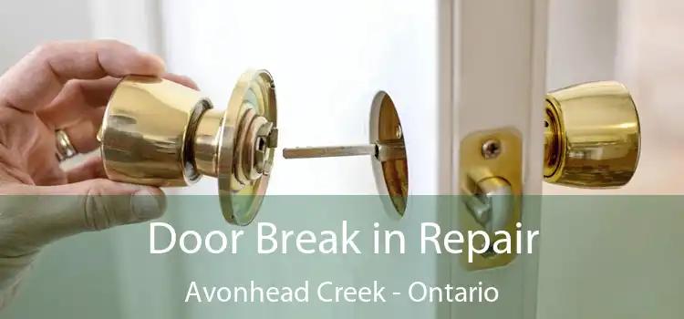 Door Break in Repair Avonhead Creek - Ontario