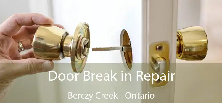 Door Break in Repair Berczy Creek - Ontario