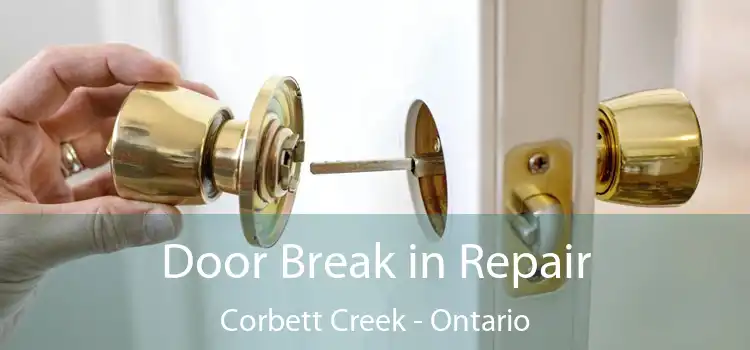 Door Break in Repair Corbett Creek - Ontario