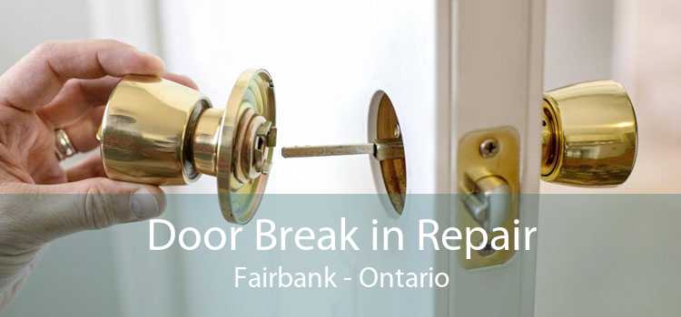Door Break in Repair Fairbank - Ontario