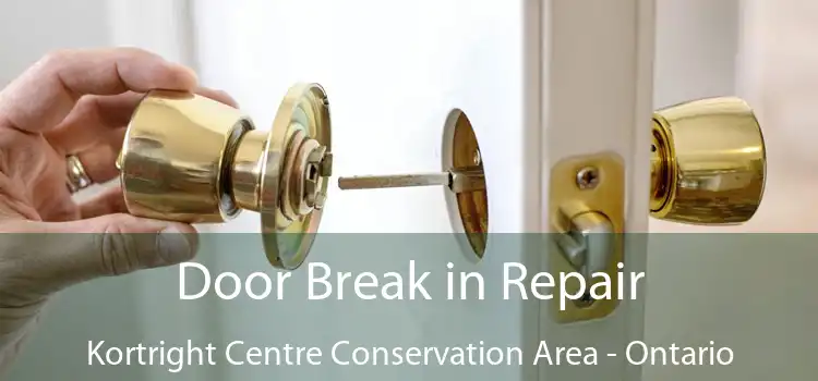 Door Break in Repair Kortright Centre Conservation Area - Ontario