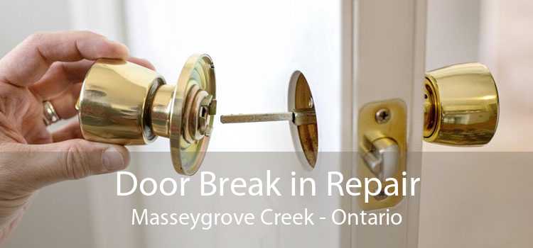 Door Break in Repair Masseygrove Creek - Ontario