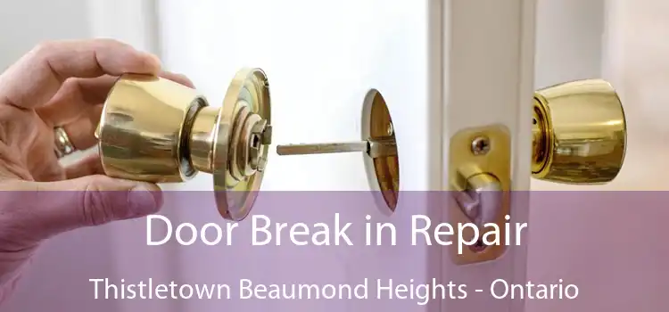 Door Break in Repair Thistletown Beaumond Heights - Ontario