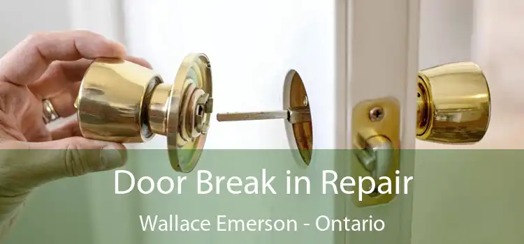 Door Break in Repair Wallace Emerson - Ontario