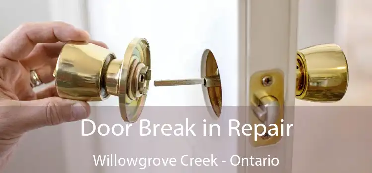Door Break in Repair Willowgrove Creek - Ontario