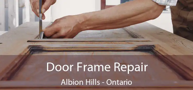 Door Frame Repair Albion Hills - Ontario