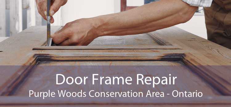 Door Frame Repair Purple Woods Conservation Area - Ontario