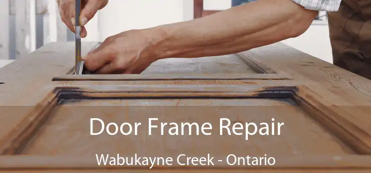 Door Frame Repair Wabukayne Creek - Ontario