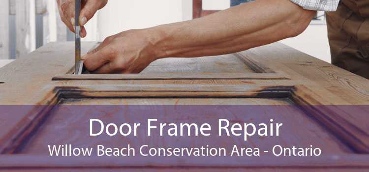 Door Frame Repair Willow Beach Conservation Area - Ontario