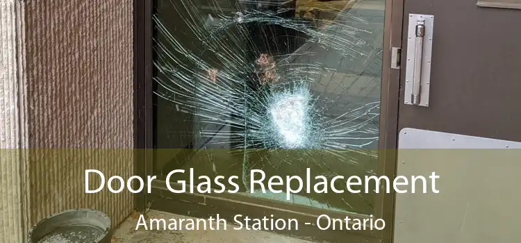 Door Glass Replacement Amaranth Station - Ontario