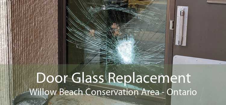 Door Glass Replacement Willow Beach Conservation Area - Ontario