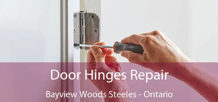 Door Hinges Repair Bayview Woods Steeles - Ontario