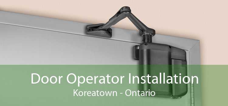 Door Operator Installation Koreatown - Ontario