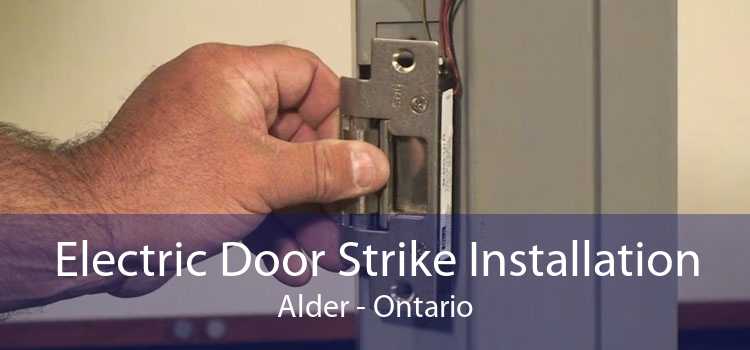 Electric Door Strike Installation Alder - Ontario