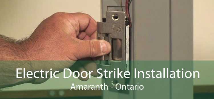 Electric Door Strike Installation Amaranth - Ontario