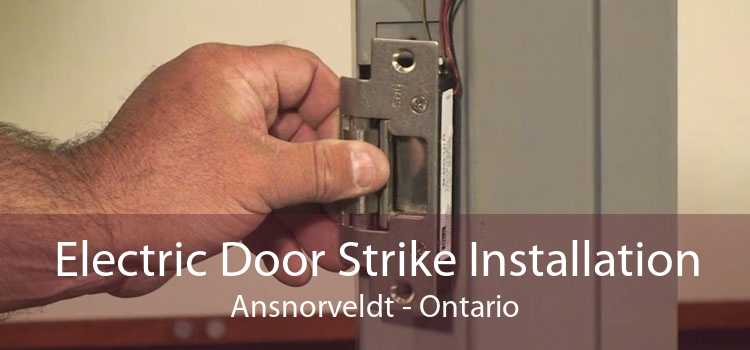 Electric Door Strike Installation Ansnorveldt - Ontario