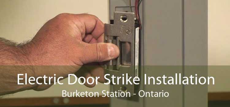 Electric Door Strike Installation Burketon Station - Ontario
