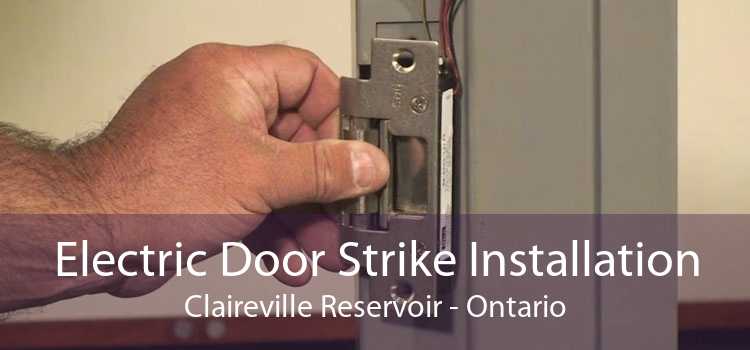 Electric Door Strike Installation Claireville Reservoir - Ontario