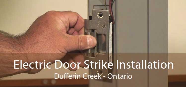 Electric Door Strike Installation Dufferin Creek - Ontario