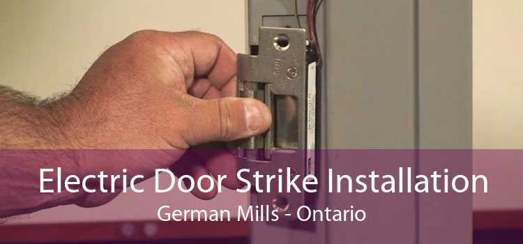 Electric Door Strike Installation German Mills - Ontario