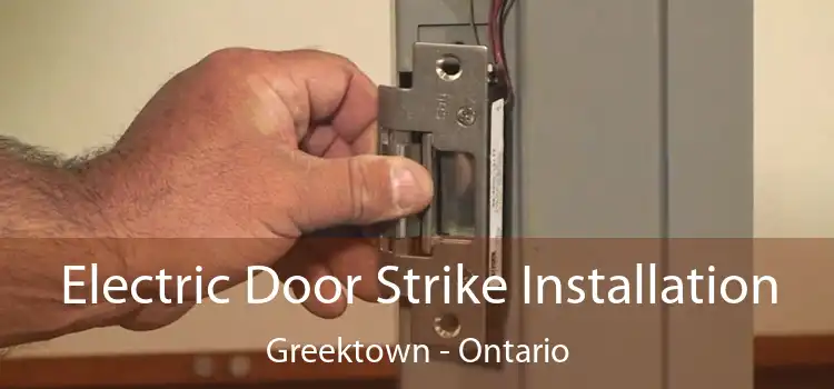 Electric Door Strike Installation Greektown - Ontario