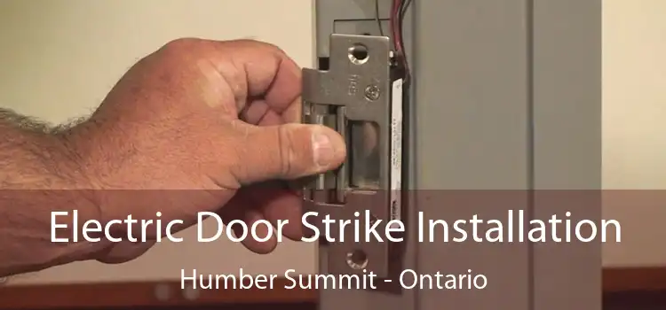 Electric Door Strike Installation Humber Summit - Ontario