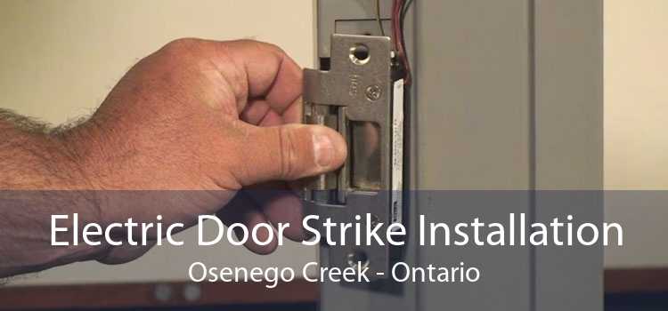 Electric Door Strike Installation Osenego Creek - Ontario