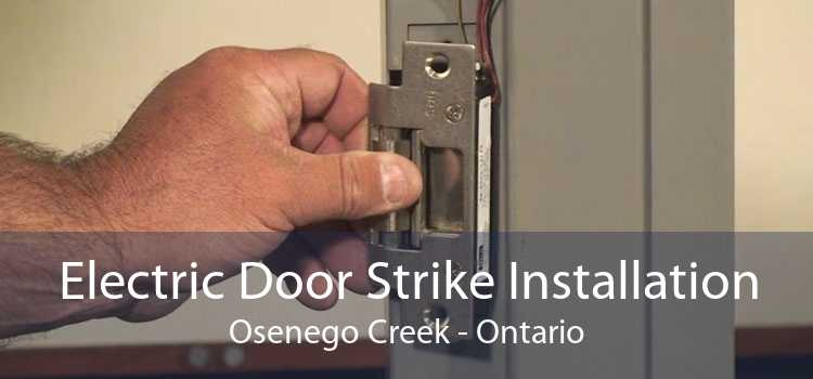 Electric Door Strike Installation Osenego Creek - Ontario